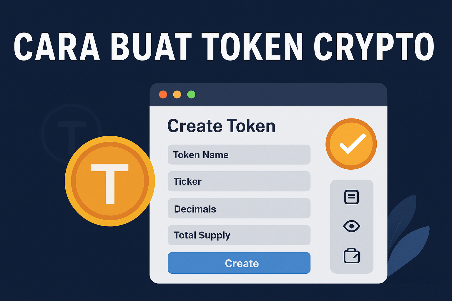 Panduan Lengkap Cara Membuat Token Crypto Tanpa Coding dengan Mudah - Blog  RECEH
