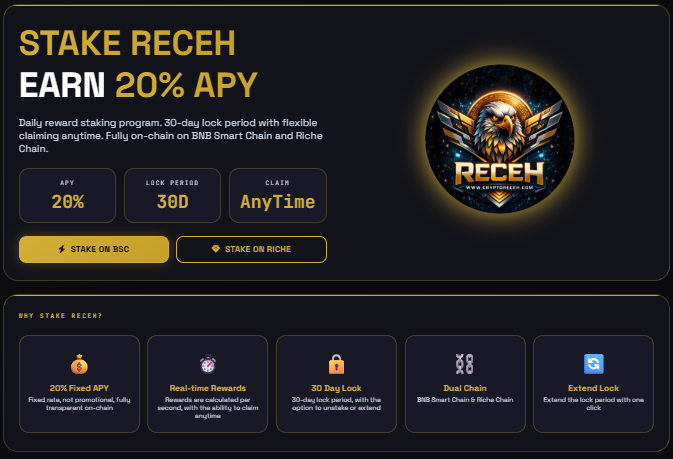 DApp staking token Web3 dengan smart contract dan dashboard staking